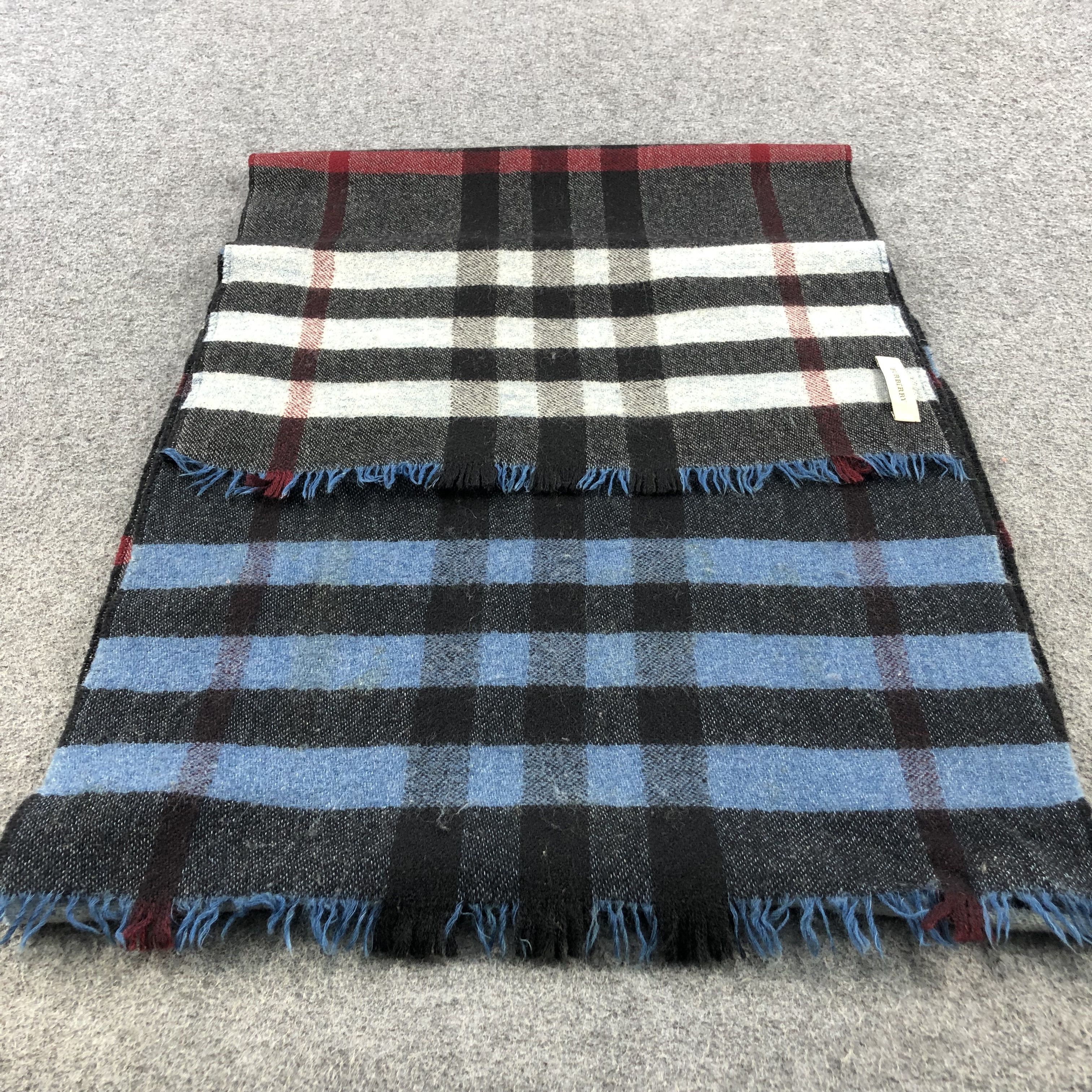 Burberry Burberry Nova Check Wool Scarf Muffler V602 Size ONE SIZE - 13 Thumbnail