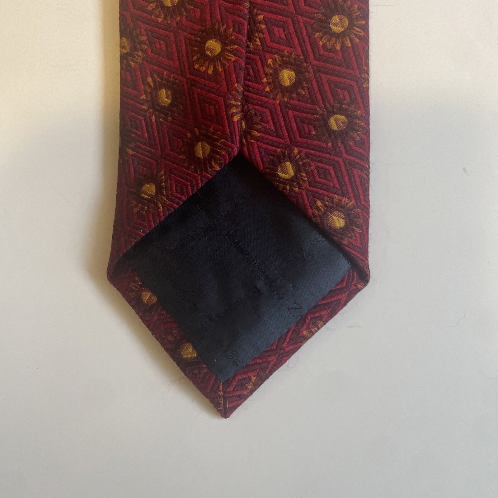 Ermenegildo Zegna ERMENEGILDO ZEGNA Men's 100% Silk Necktie ITALY Luxury RED Size ONE SIZE - 4 Thumbnail