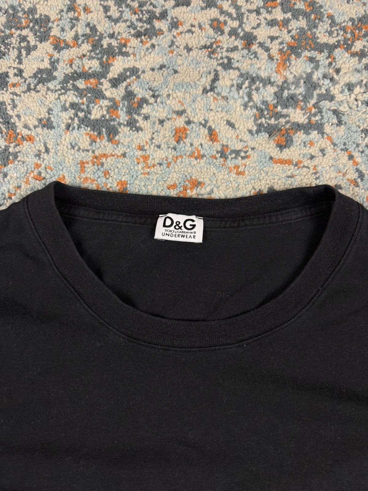 Dolce & Gabbana × Vintage Vintage 00s Dolce & Gabbana D&G embroidered chest logo tee Size US XL / EU 56 / 4 - 6 Thumbnail