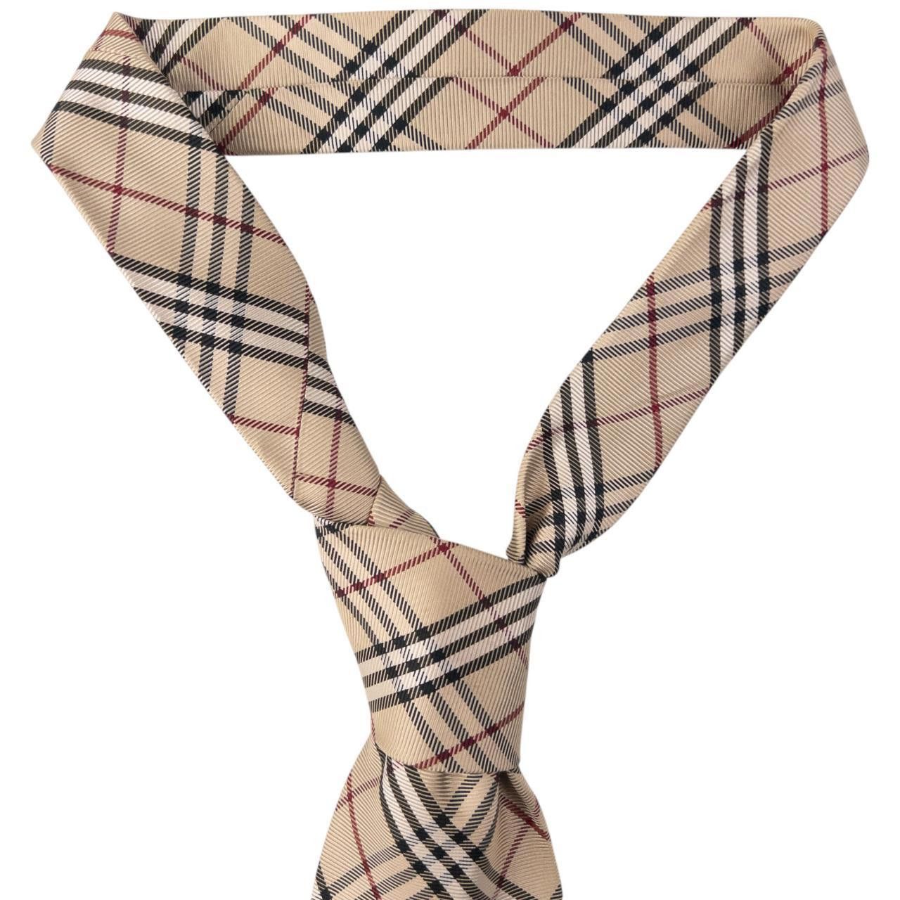 Burberry Vintage Burberry Nova Check Silk Tie Size ONE SIZE - 5 Thumbnail