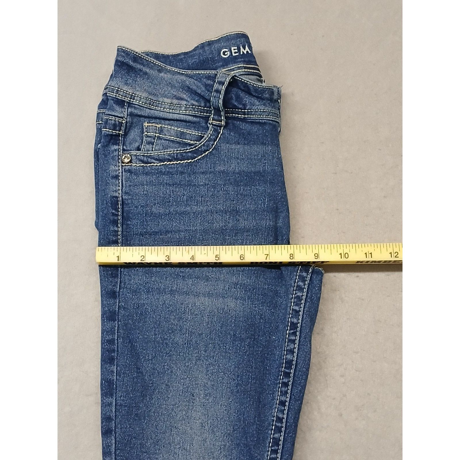 Other gemma Rae (7/28) Womens Skinny Straight Fit Blue Denim Jeans Size 26" / US 2 / IT 38 - 5 Thumbnail