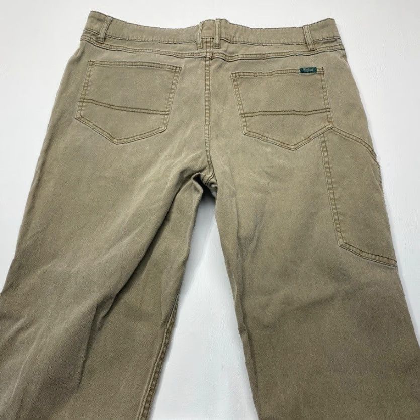 Vintage Woolrich Utility Pants Mens Regu lar 36x30 Army Green Canvas Carpenter Workwear Size US 36 / EU 52 - 7 Thumbnail
