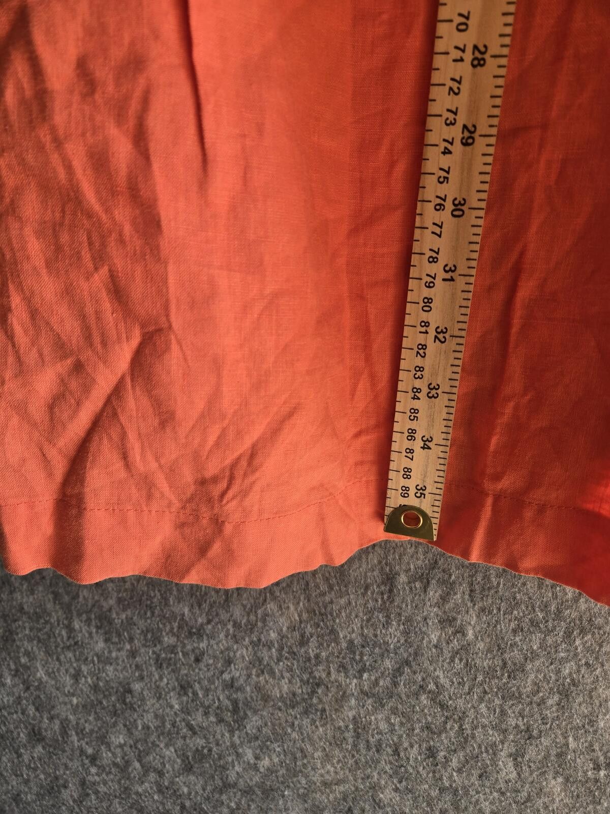 Other New J. Jill Sz S Tangerine Sleeveless Midi Linen Dress Size S / US 4 / IT 40 - 5 Thumbnail