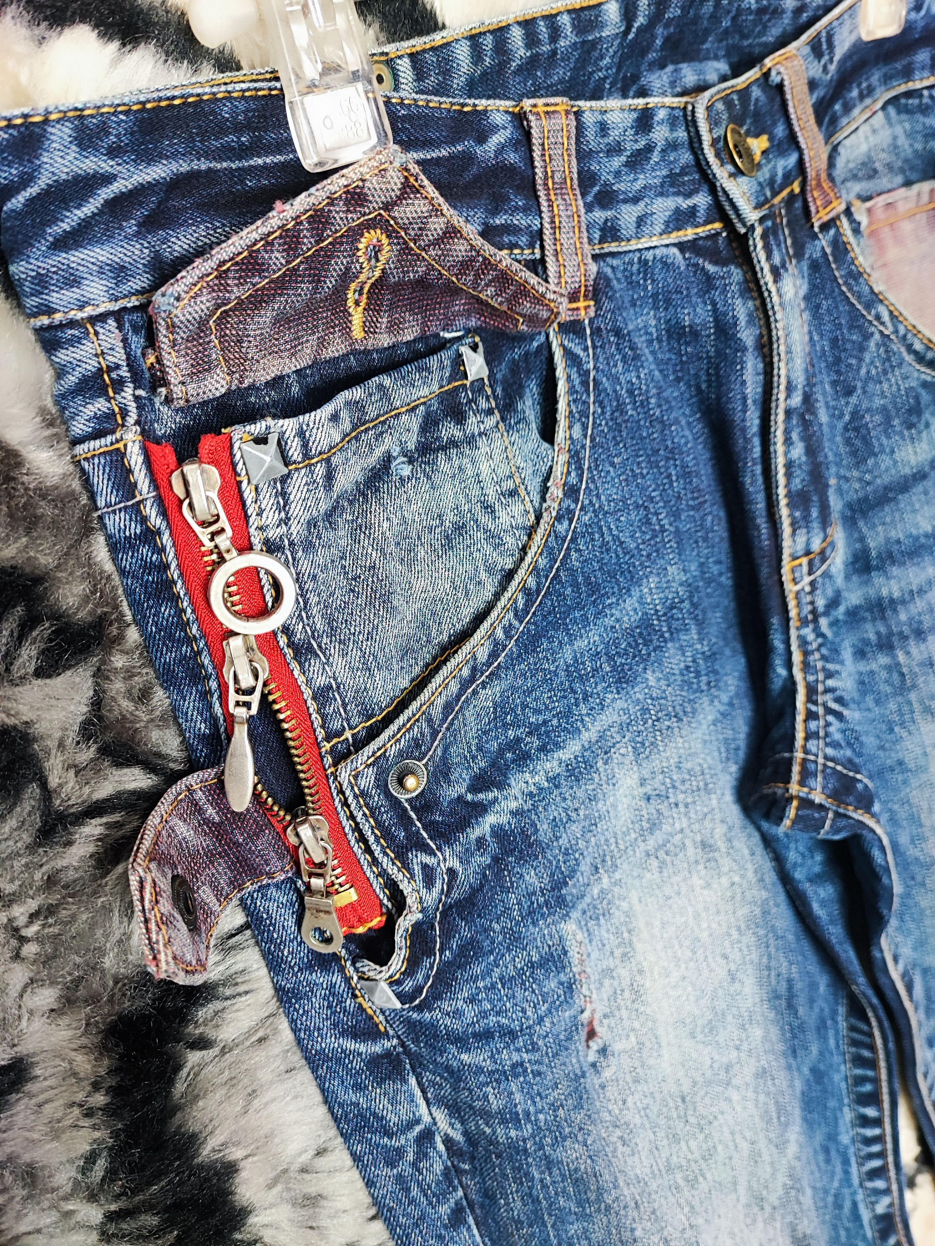 semanticdesign Semantic Design Flared Bootcut Japan Jeans Punk Distressed Size US 32 / EU 48 - 6 Thumbnail