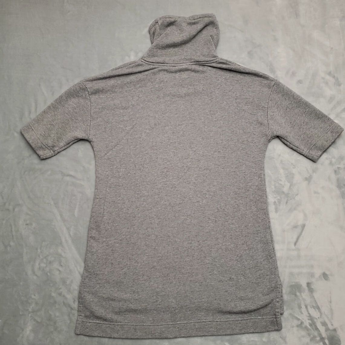 Nike Nike Hoodie Womens Large Gray Cowl Funnel Neck Sweatshirt Drawstring Casual Logo Pattern Solid Pullover Size L / US 10 / IT 46 - 7 Thumbnail