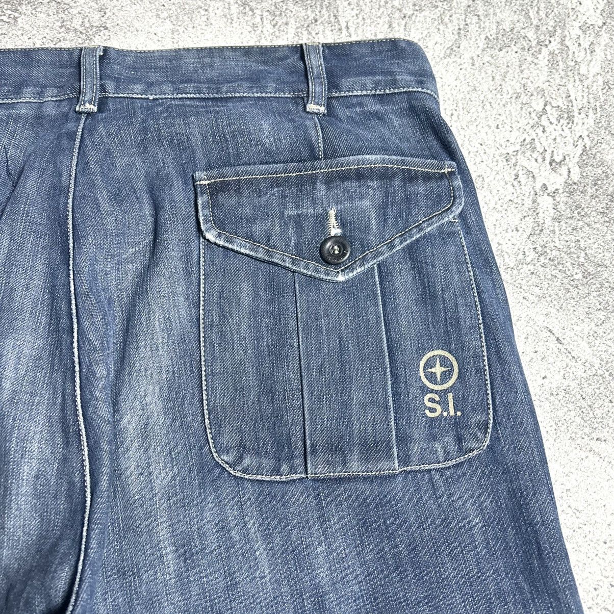 Stone Island Vintage 90s Stone Island Denim Pants Size US 34 / EU 50 - 18 Thumbnail
