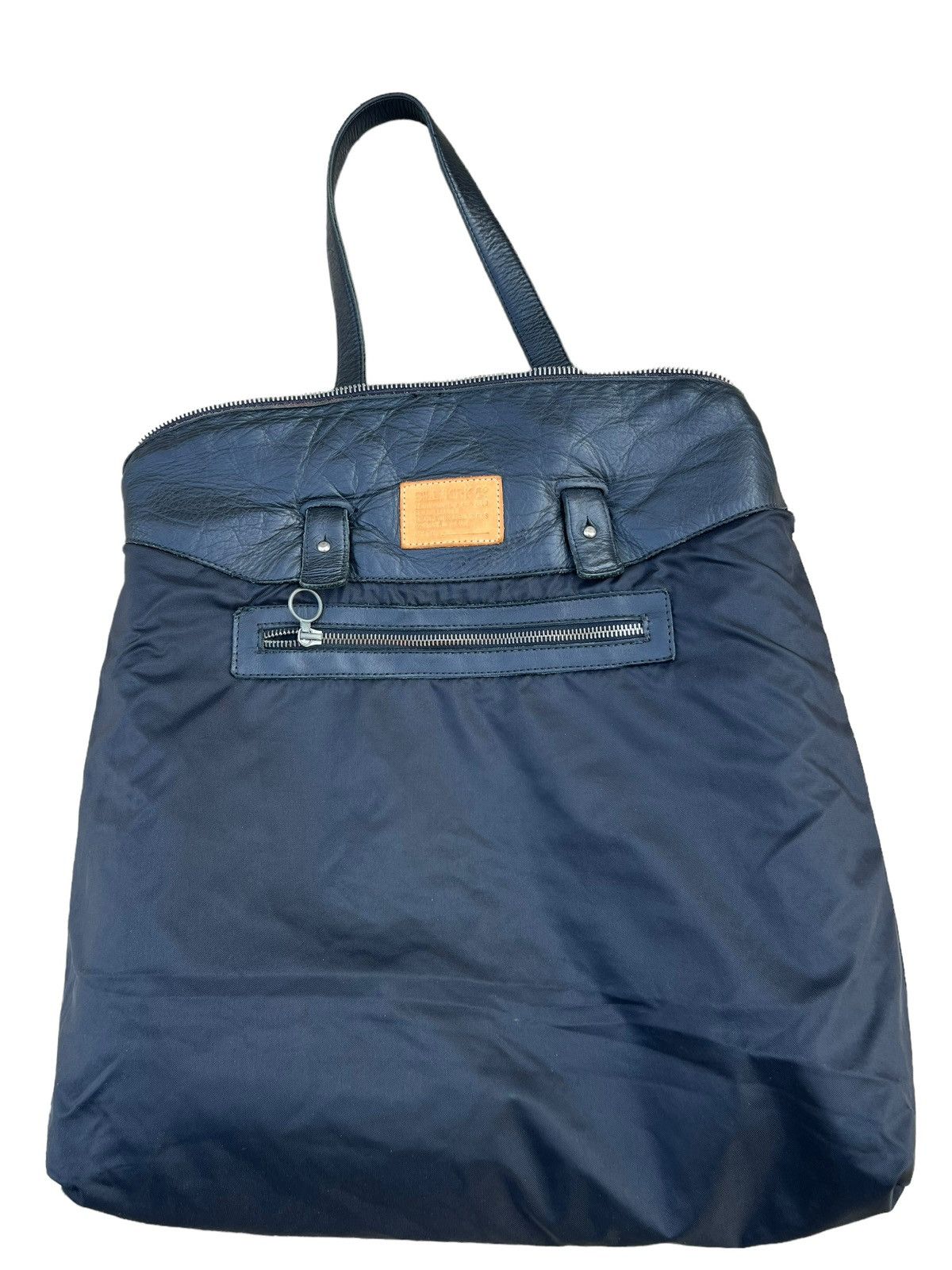 Billykirk Vintage Billykirk Handmade Distress Waxed Canvas Leather Bag Size ONE SIZE - 17 Thumbnail