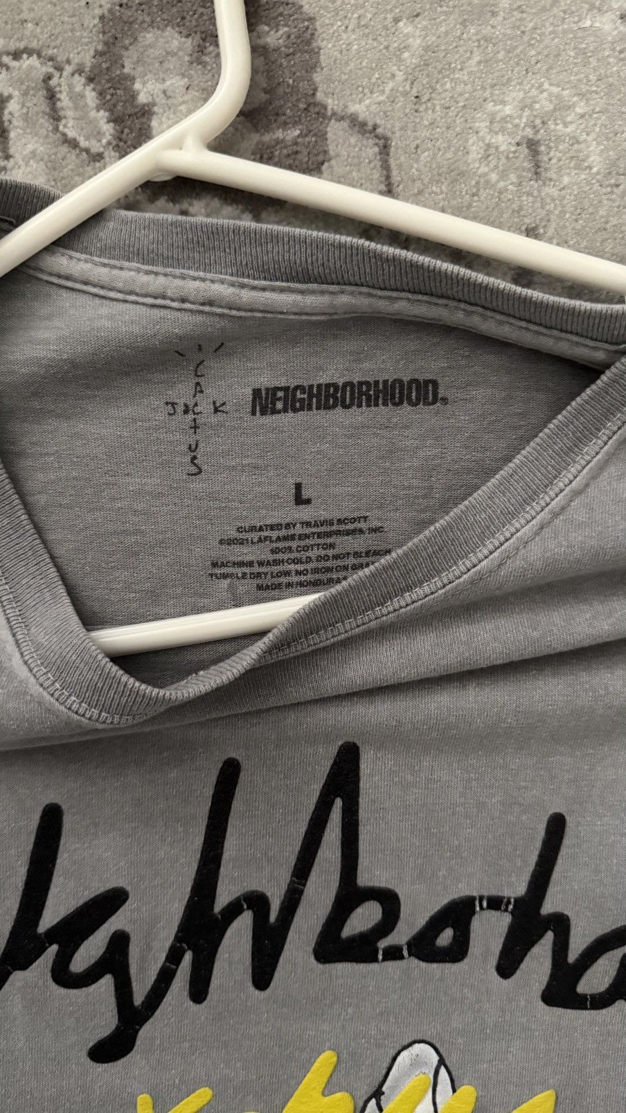 Neighborhood × Travis Scott Neighborhood x Cactus Jack Tokyo Japan Tee Gray L Size US L / EU 52-54 / 3 - 3 Thumbnail