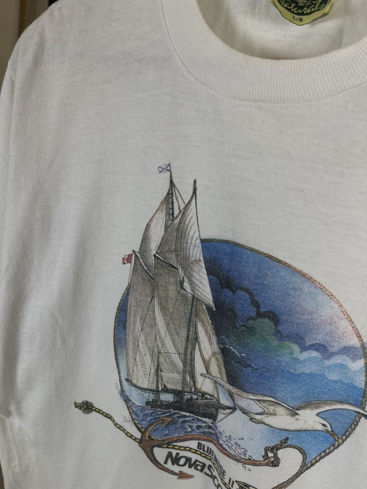 Vintage Vintage 1989 Bluenose II Nova Scotia Tee | Made in Canada Size US L / EU 52-54 / 3 - 4 Thumbnail