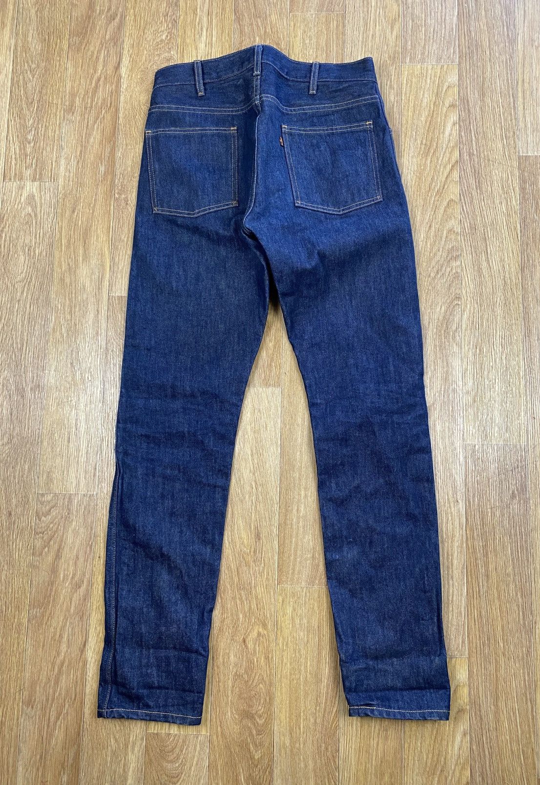LVC × Levi's Vintage Clothing LVC Levi’s Blue Raw Denim Skinny Jeans Made in USA Talon Zip Size US 32 / EU 48 - 11 Thumbnail