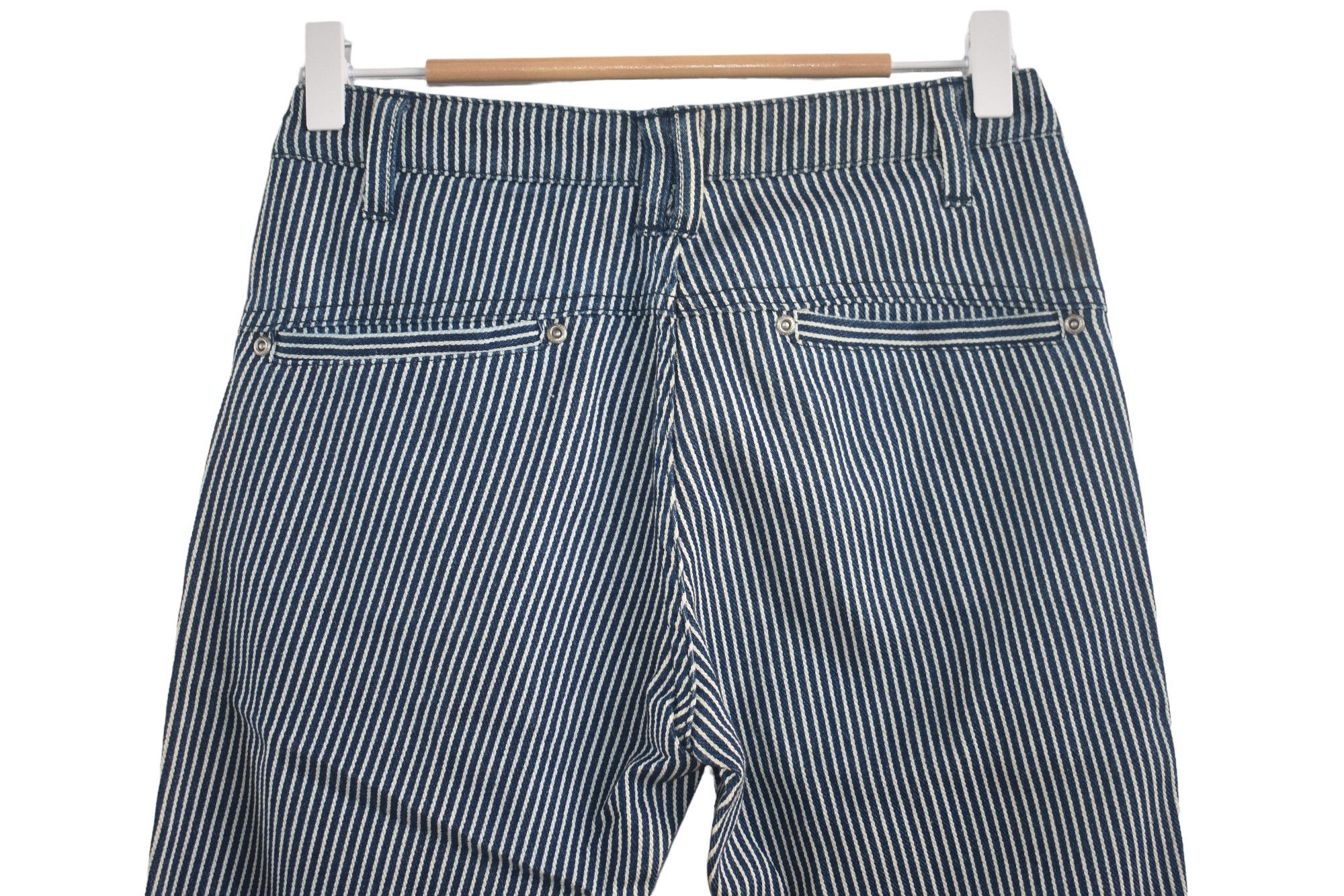 Hysteric Glamour × Japanese Brand Flare Vintage Apeche Hickory Stripe Pants W28 Size US 28 / EU 44 - 5 Thumbnail