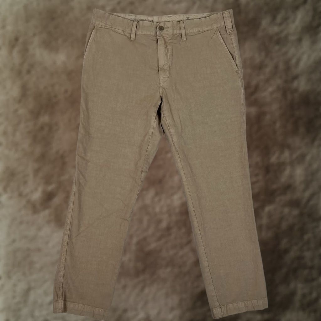 Polo Ralph Lauren Polo Ralph Lauren Chino Pants Mens 36x30 Beige Slim GI Fit Y2K Size US M / EU 48-50 / 2 - 1 Thumbnail
