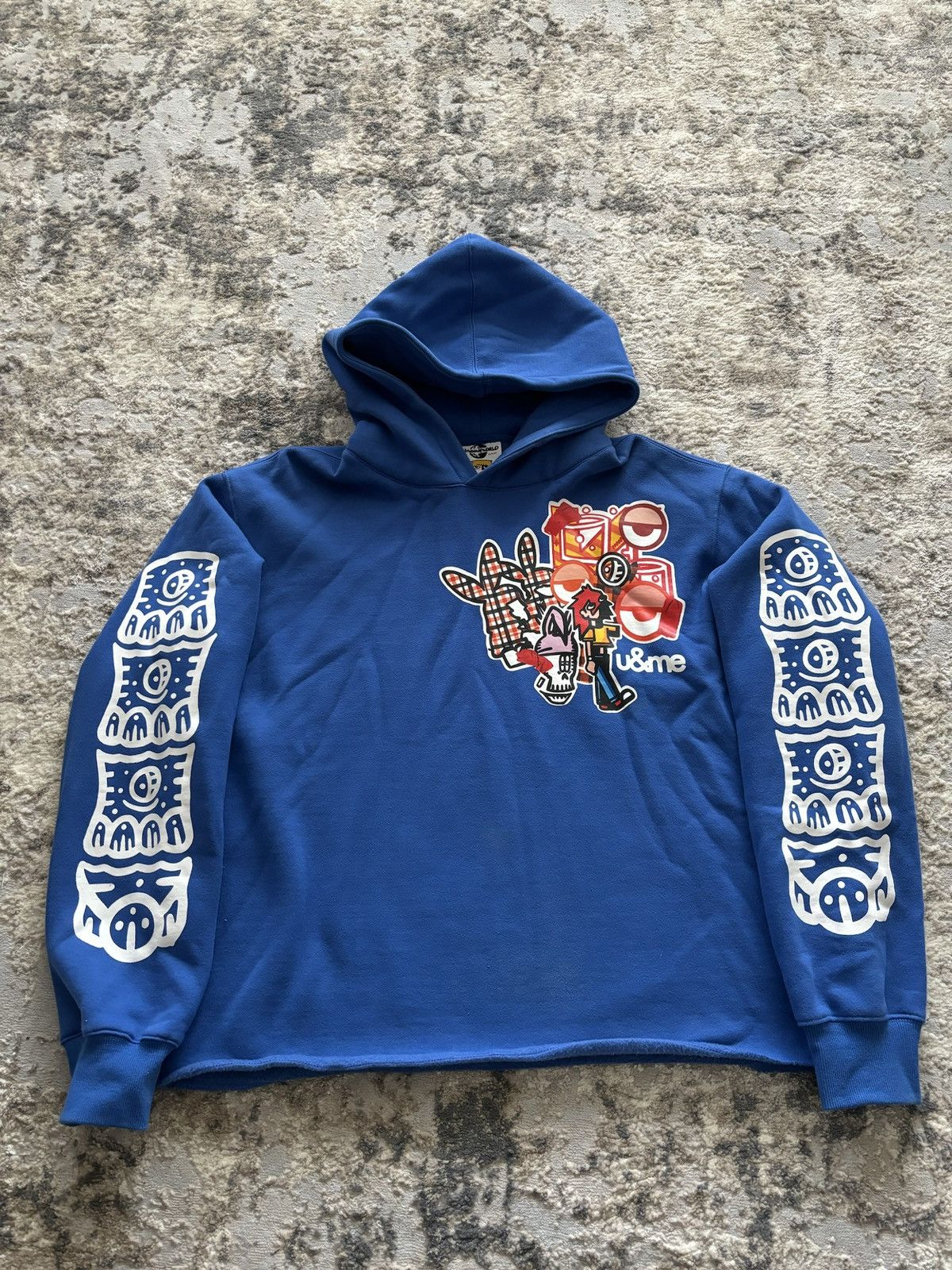 Kodone Kodone Blue All Star Hoodie ( u & me) Size US L / EU 52-54 / 3 - 1 Thumbnail
