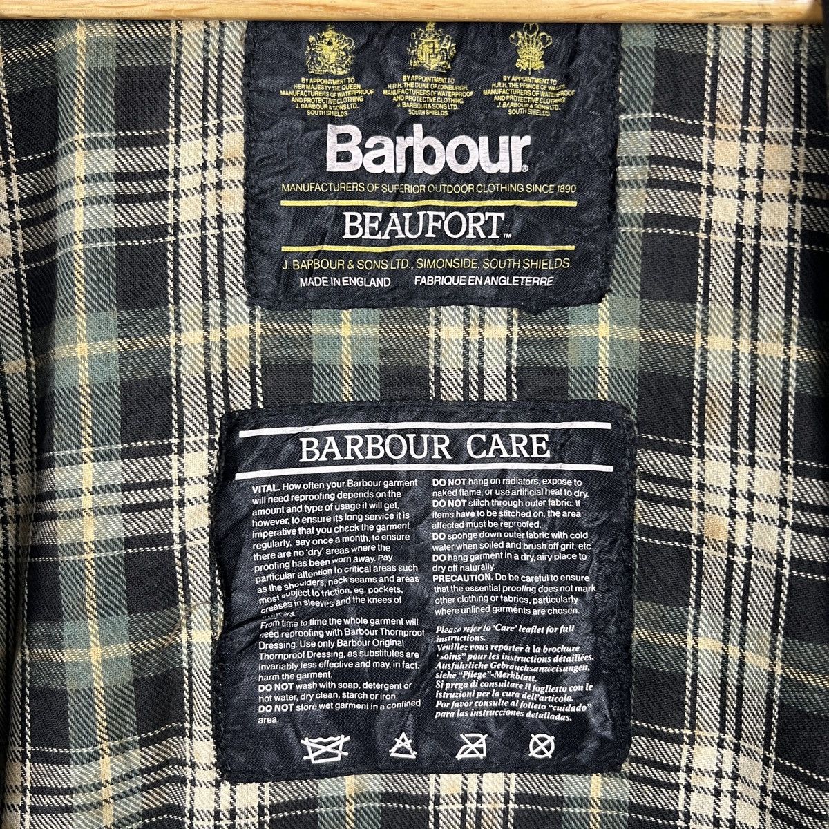Barbour 🔥 VINTAGE BARBOUR BEAUFORT WAXED JACKET MADE IN ENGLAND Size US M / EU 48-50 / 2 - 15 Thumbnail