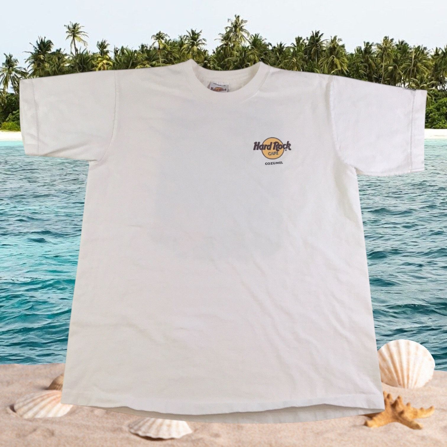 Hard Rock Cafe Hard Rock Cafe Cozumel City Tee Vintage Classic Size Large Size US L / EU 52-54 / 3 - 1 Thumbnail