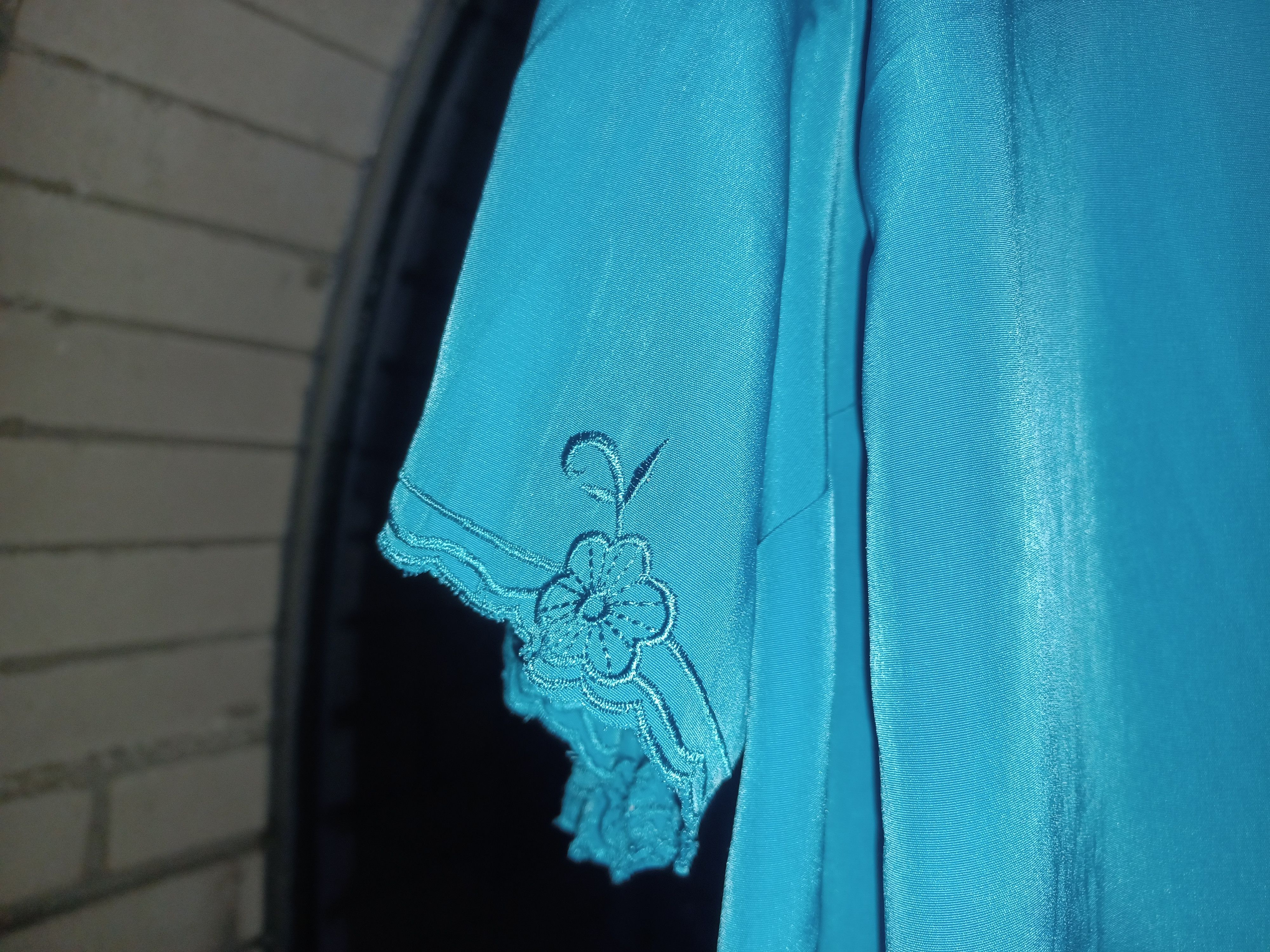 Other Only Necessities Women's Button-Up Blouse 1X Aqua Size XL / US 12-14 / IT 48-50 - 4 Thumbnail