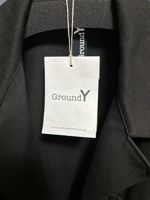 Yohji Yamamoto YOHJI YAMAMOTO GroundY Katsuragi Long work shirt