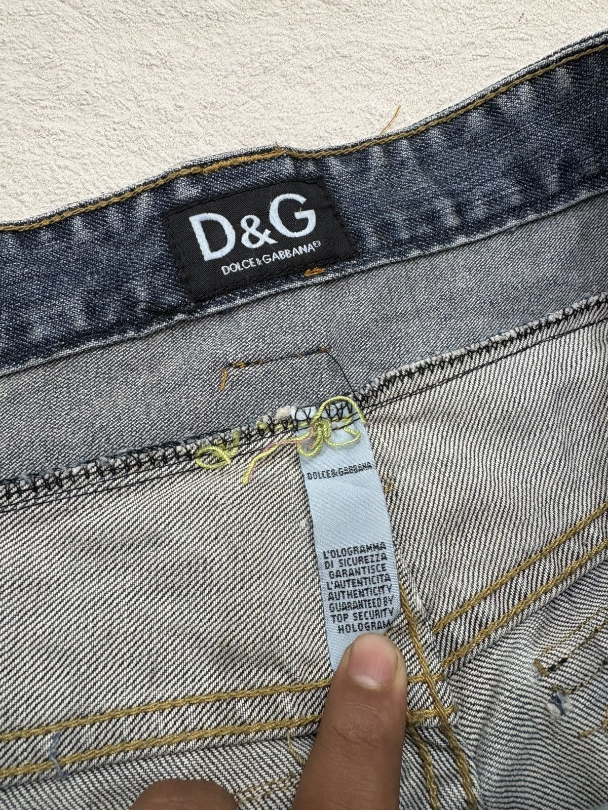 Dolce & Gabbana 90s Archive Dolce Gabbana studet punk denim Size US 36 / EU 52 - 9 Thumbnail