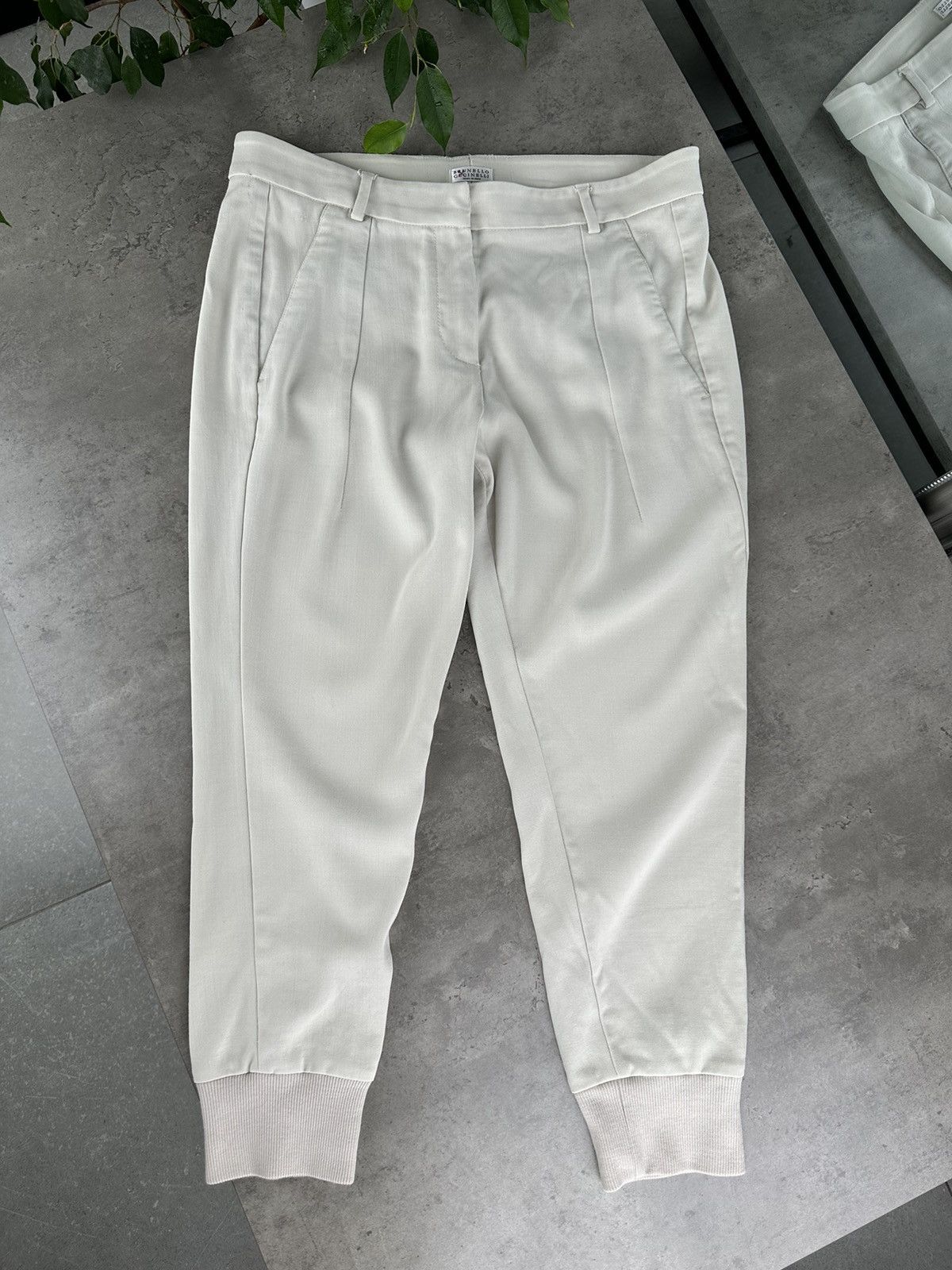 Brunello Cucinelli Brunello Cucinelli Cropped Pants Size 28" / US 6 / IT 42 - 1 Thumbnail
