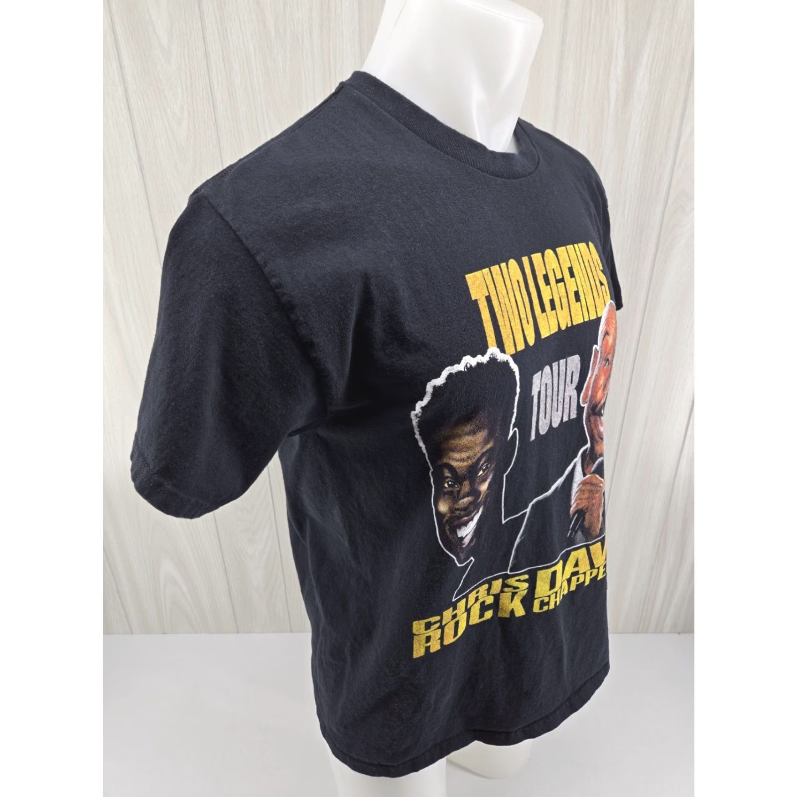 Gildan Dave Chappelle T Shirt Men’s Large Black Chris Rock Tour Graphic Short Sleeve Spring Summer Fall Winter 2020s Gildan Crew Neck Graphic Print Size US L / EU 52-54 / 3 - 7 Thumbnail