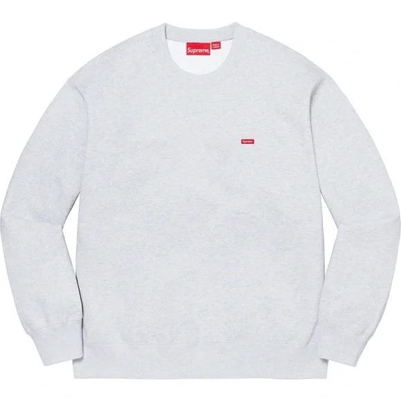 Supreme Supreme Small Box Logo Crewneck in Ash Gray size XL Size US XL / EU 56 / 4 - 1 Thumbnail