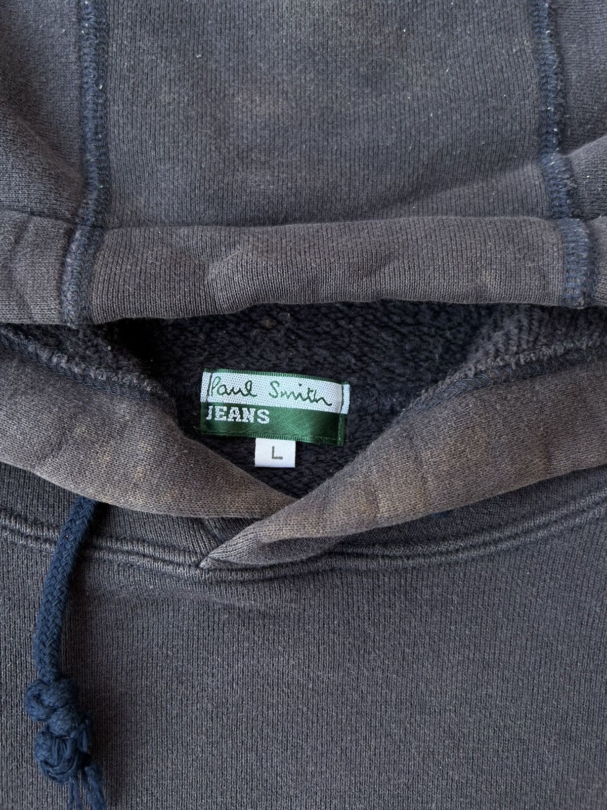 Vintage SOLD* Distressed Faded Paul Smith Boxy Hoodie Size US M / EU 48-50 / 2 - 4 Thumbnail
