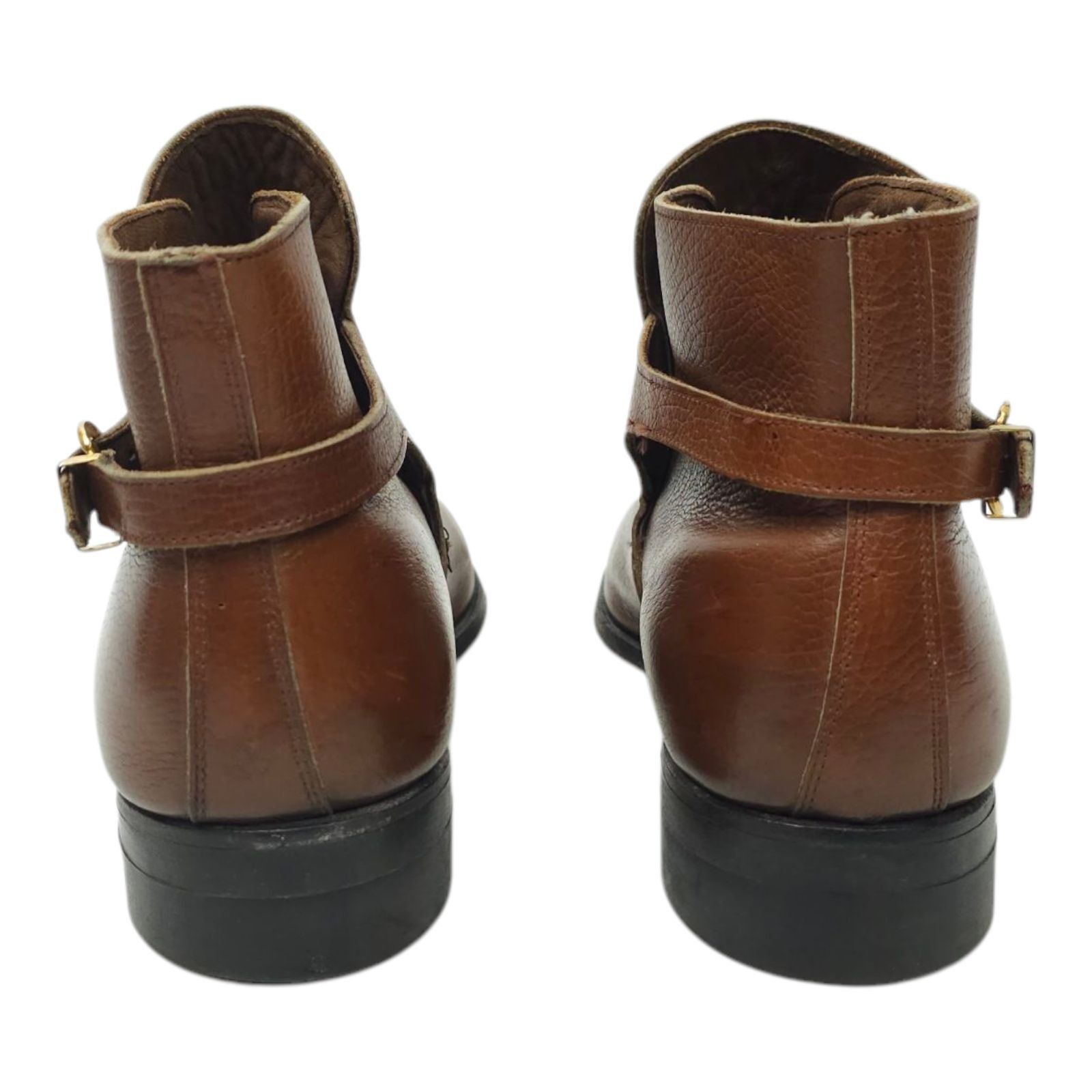 Other French Shriner Ankle Boot Men 8.5 E Vintage Dress Monk Strap Size US 8.5 / EU 41-42 - 4 Thumbnail
