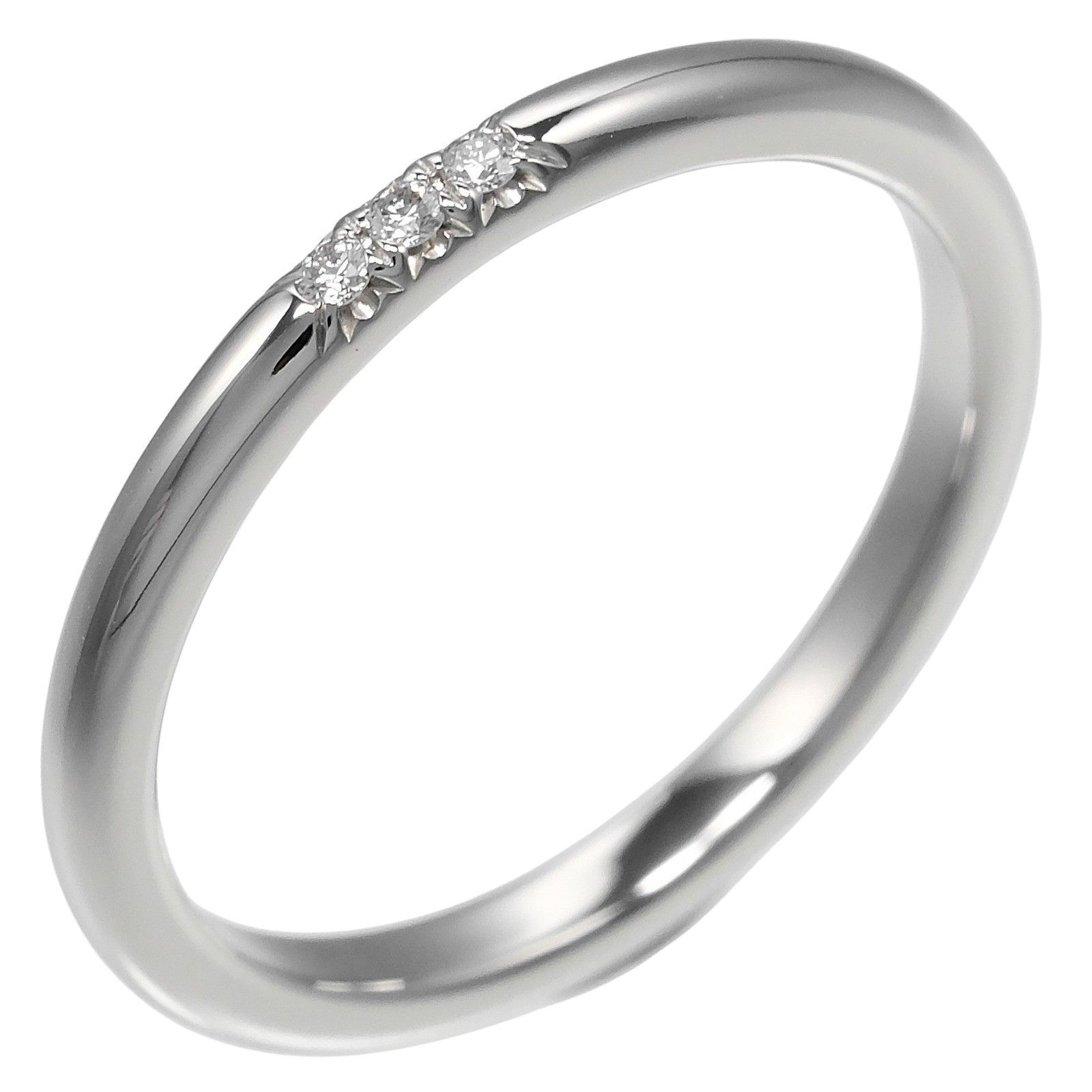 Tiffany & Co. Tiffany & Co. Forever Band Ring Platinum with Diamonds Size ONE SIZE - 1 Thumbnail