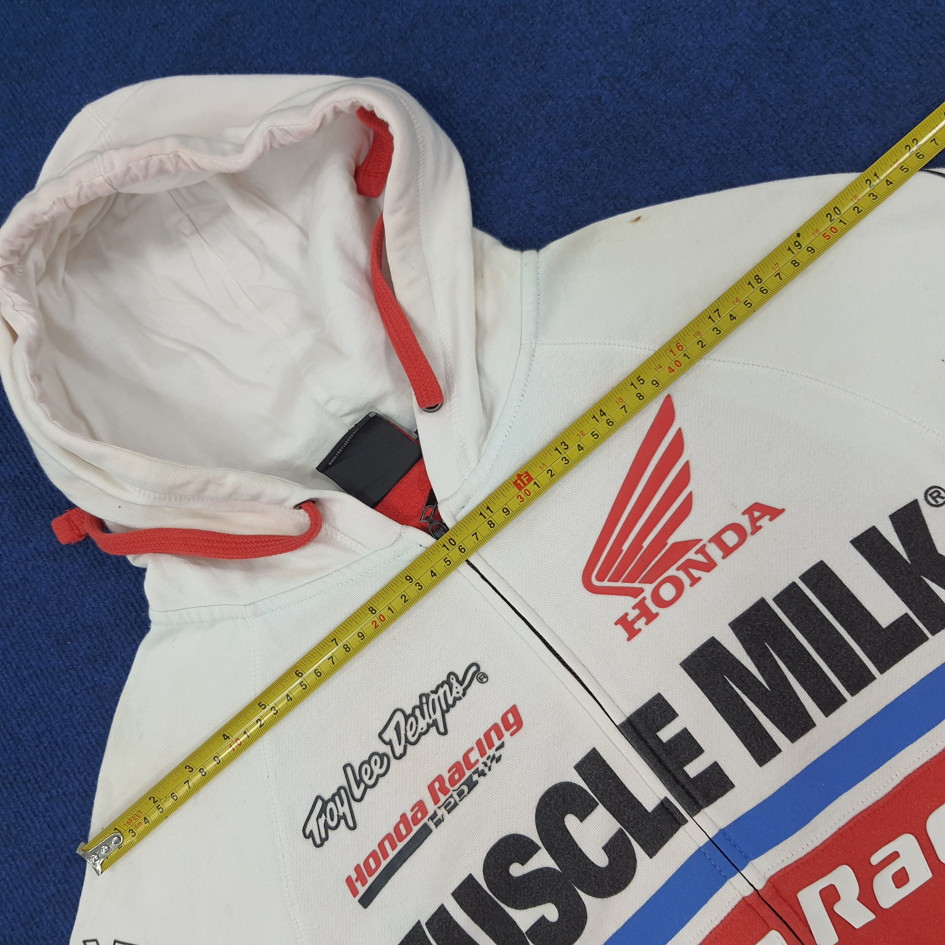 Honda × Vintage Vintage Honda Racing Japan Motorsports Zipper Hoodie Size US M / EU 48-50 / 2 - 13 Thumbnail