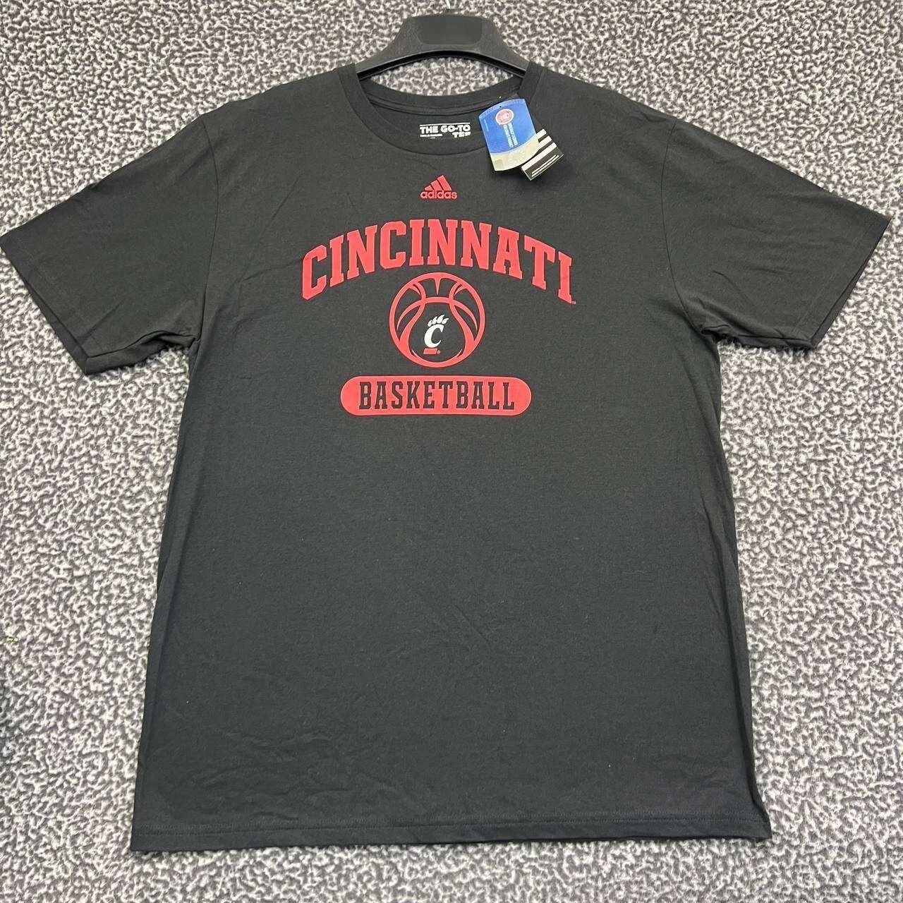 Adidas Cincinnati Bearcats Shirt Men Adidas Short Sleeve Cotton L Size US L / EU 52-54 / 3 - 1 Thumbnail