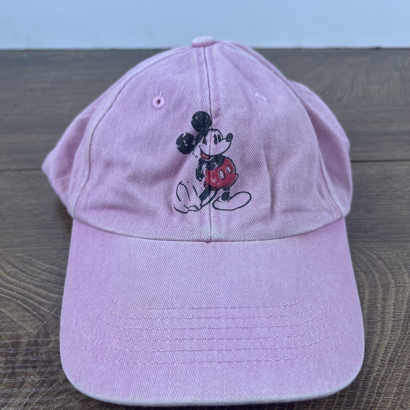 Other Mickey Mouse Hat Pink Cap Adjustable Mickey Mouse Pink Adult Size ONE SIZE - 3 Thumbnail