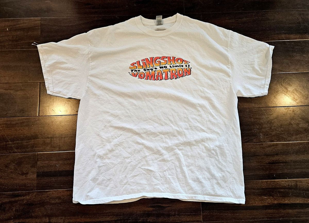 Gildan Vintage Slingshot Vomatron Panama Beach Florida Graphic Tee Size US XXL / EU 58 / 5 - 1 Thumbnail