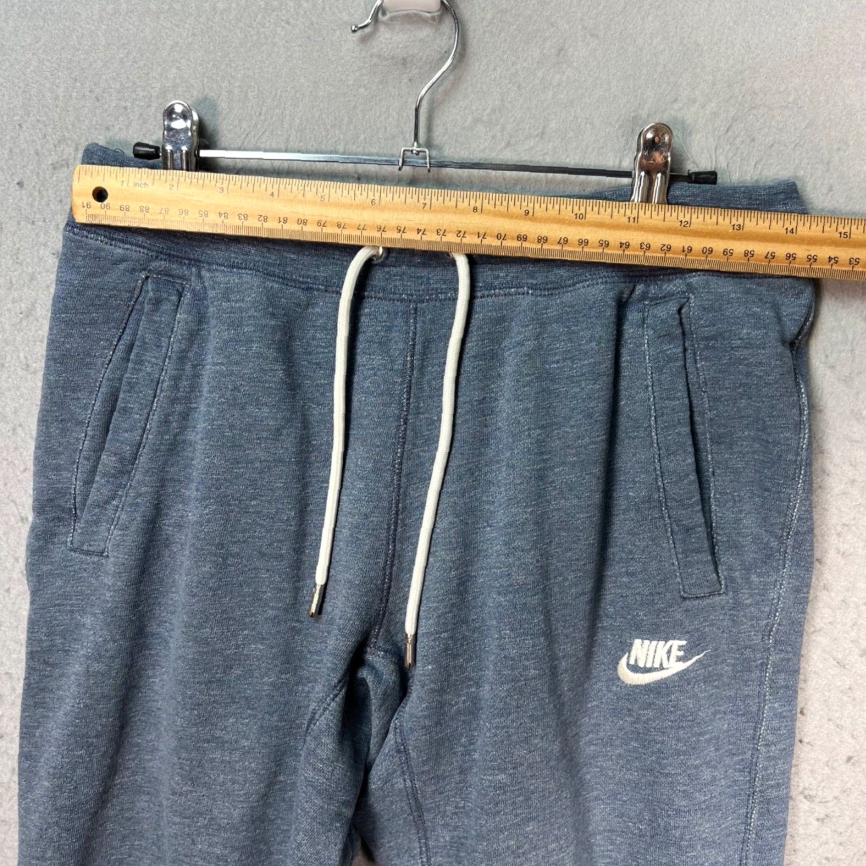 Nike Nike Mens Sweatpants Jogger Size Small Blue 100% Cotton Tapered Leg Pants Size US 29 - 6 Thumbnail