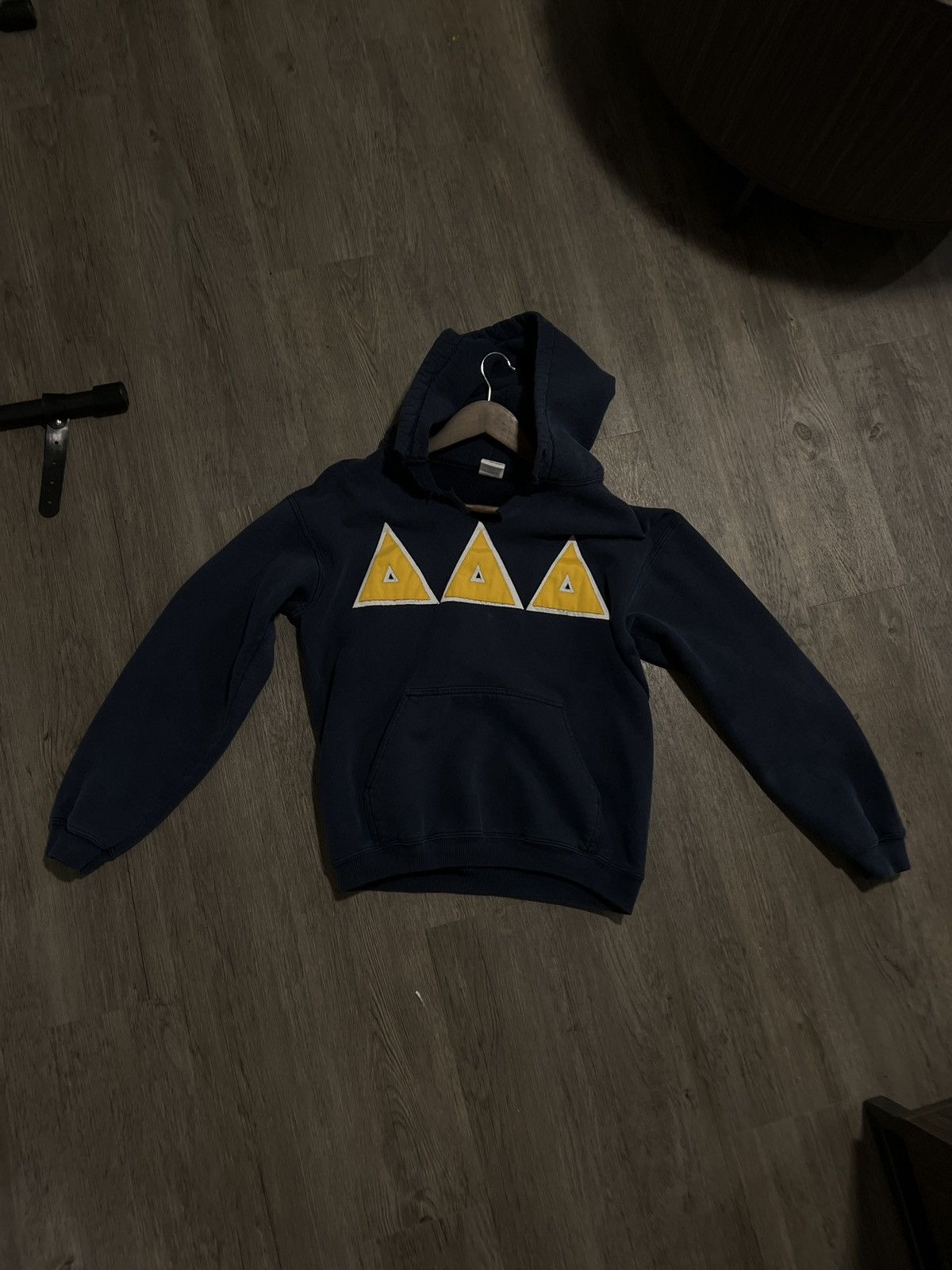 Unsound Rags Vintage Tri Delta (tri delt) Sorority Hoodie Size US M / EU 48-50 / 2 - 1 Thumbnail