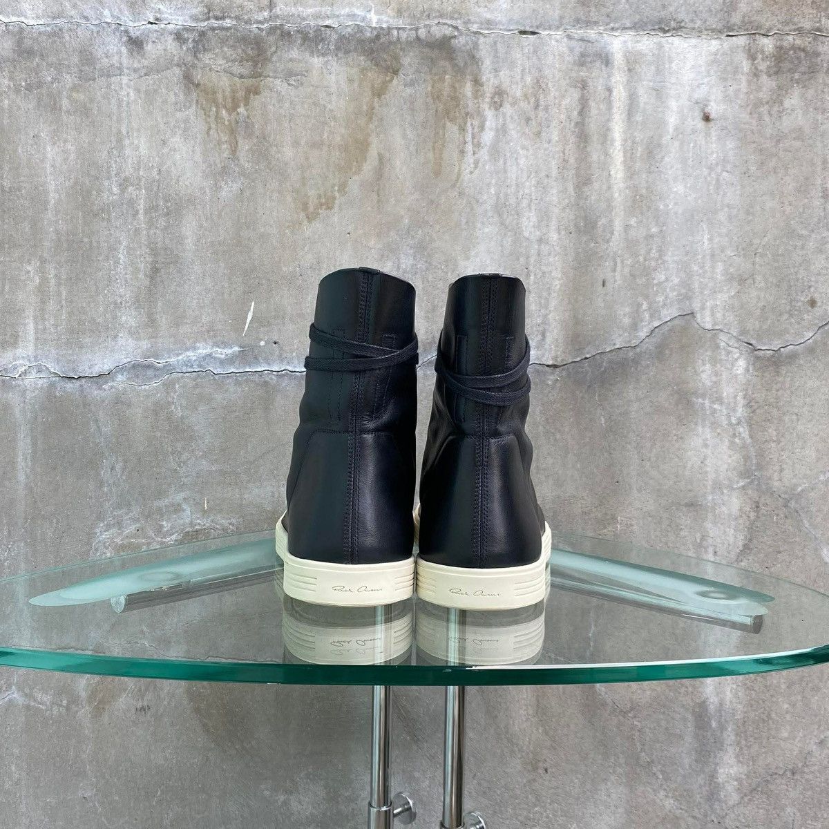 Rick Owens FW2016 ‘Mastodon’ OWENSCORP High Top Calf Leather Sneaker Size US 9.5 / EU 42-43 - 5 Thumbnail