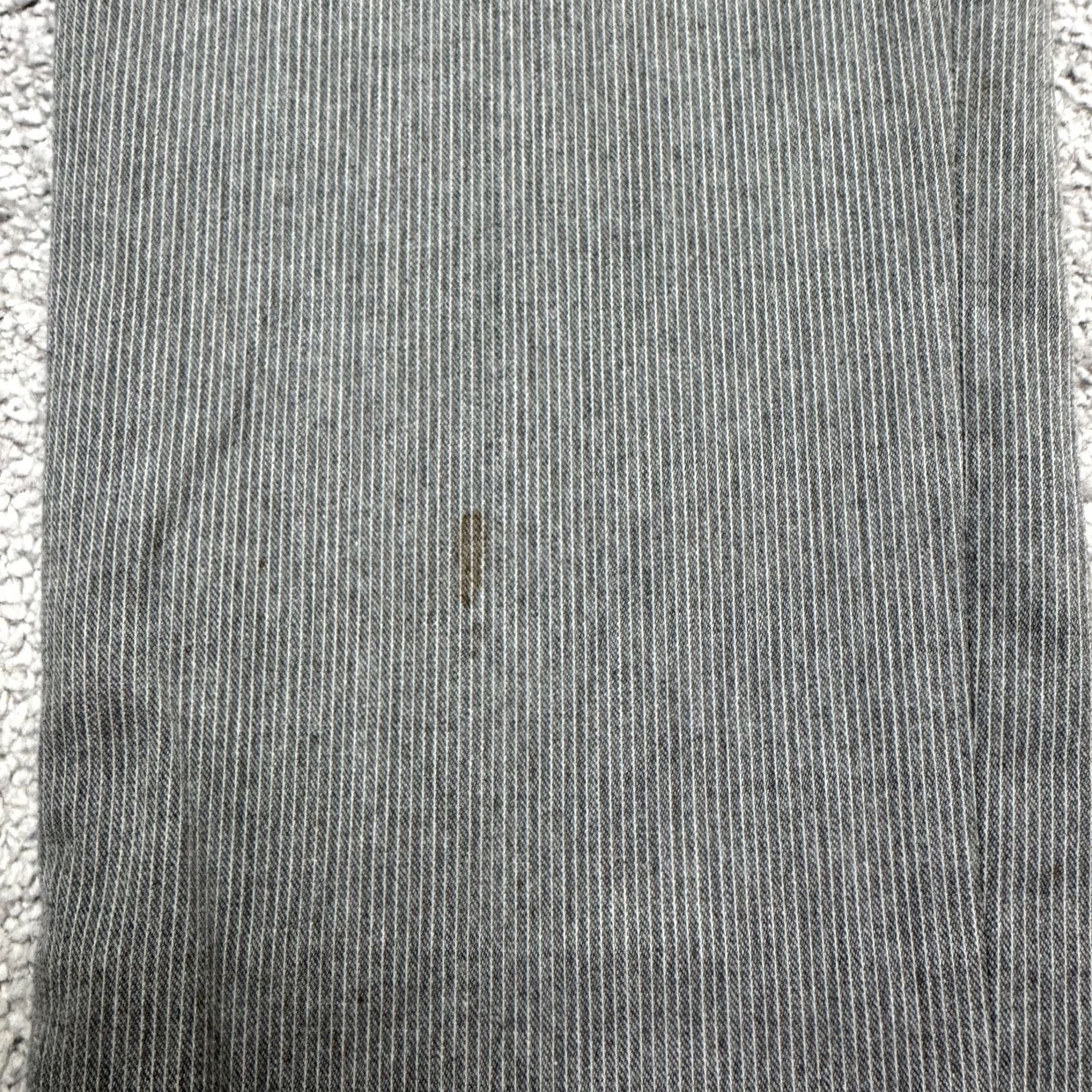 Armani Exchange A/X Armani Exchange Dress Pants Mens 31R Gray Pinstriped Straight Flat Front Size US 31 - 7 Thumbnail