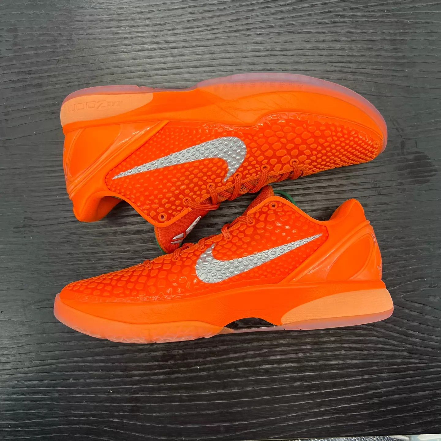 Nike Nike Zoom Kobe 6 Orange Silver 41 Like New With Box Size US 8 / EU 41 - 2 Thumbnail