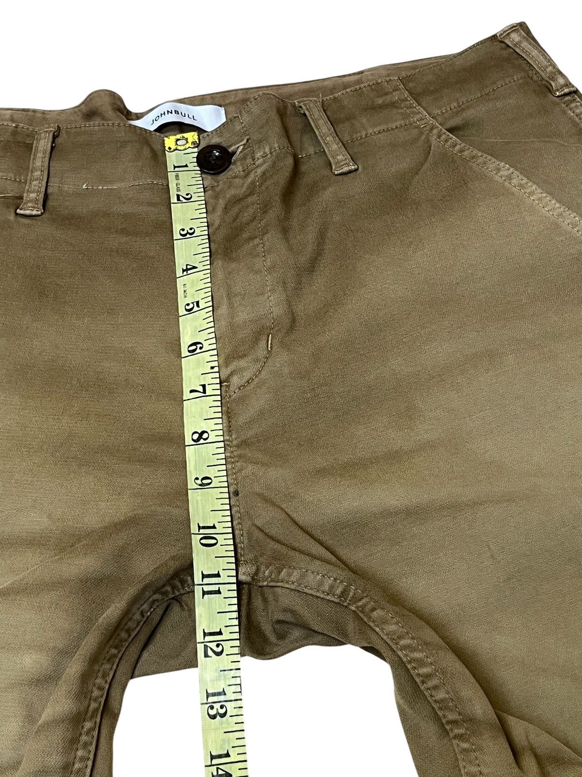 Johnbull Vintage JOHNBULL brown faded baker cargo pants Size US 35 - 19 Thumbnail