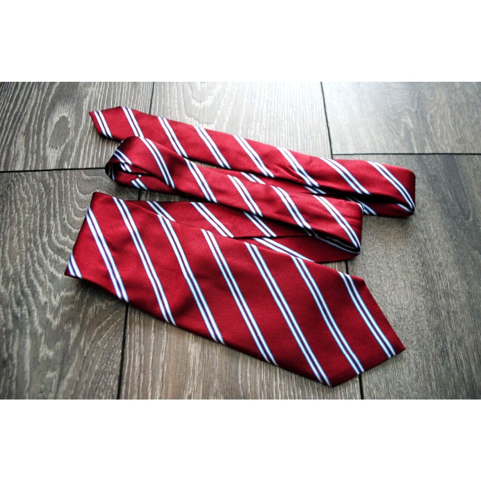 Ermenegildo Zegna ERMENEGILDO ZEGNA MENS SILK DRESS TIE MULTICOLOR STRIPED 100% SILK MINT LUXURY Size ONE SIZE - 2 Thumbnail