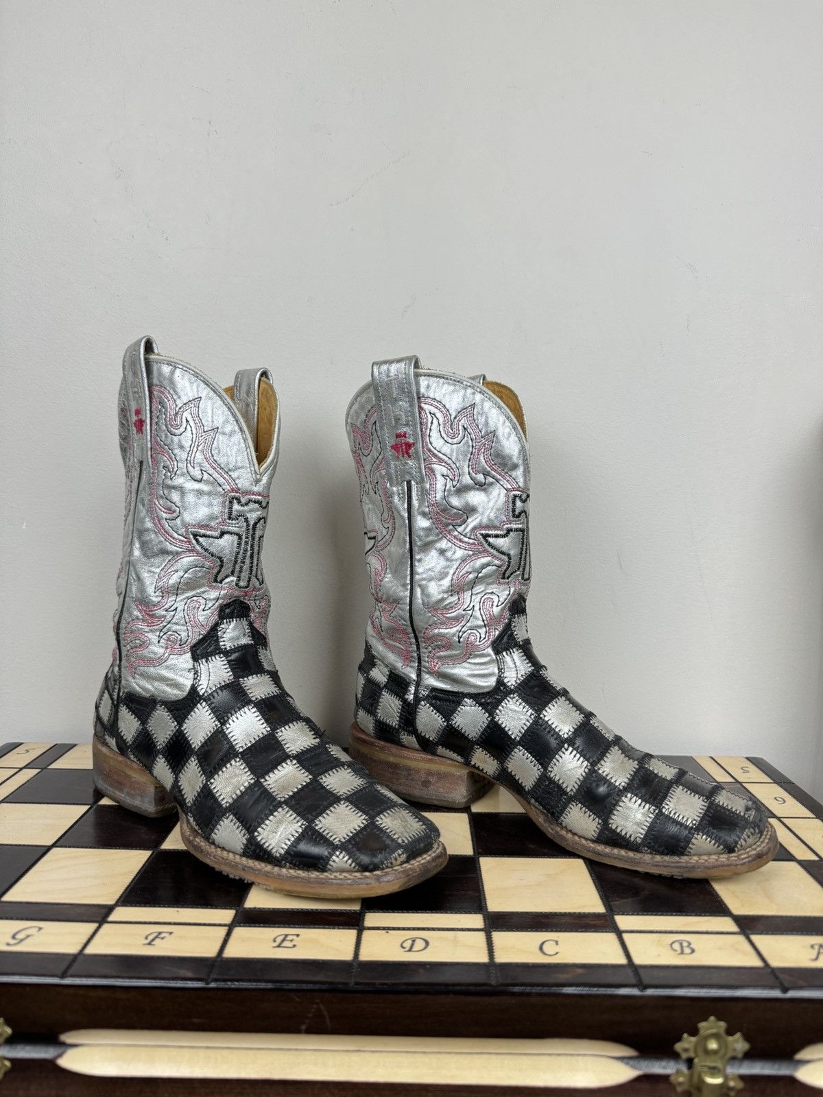 Vintage Vintage cowboy boots Tin Haul USA Texas original retro item Size US 6.5 / IT 36.5 - 2 Thumbnail