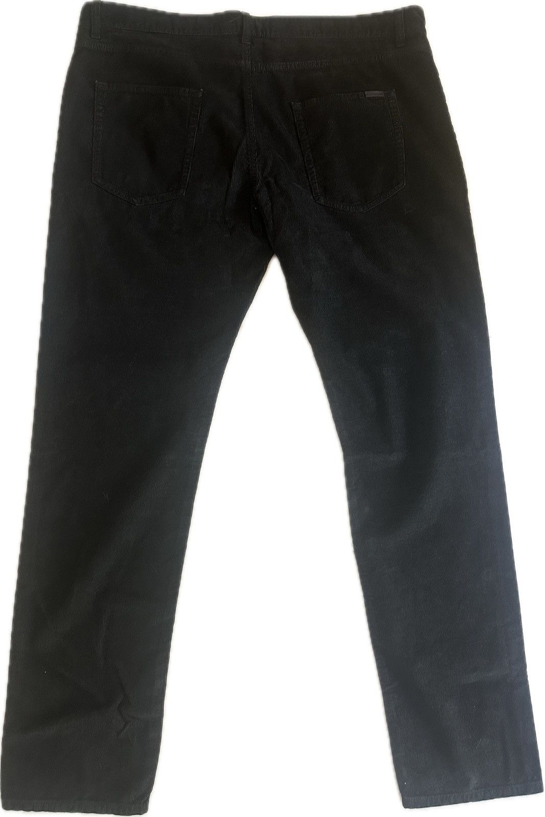 Saint Laurent Paris SLIM-FIT JEANS IN BLACK STONEWASH CORDUROY Size US 38 / EU 54 - 2 Thumbnail