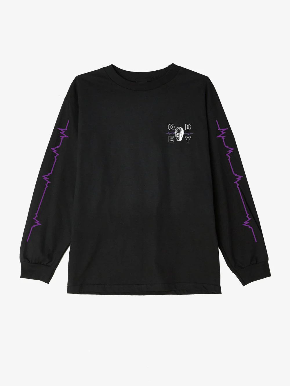 Obey OBEY Wave Length LS Tee XL Size US XL / EU 56 / 4 - 1 Thumbnail