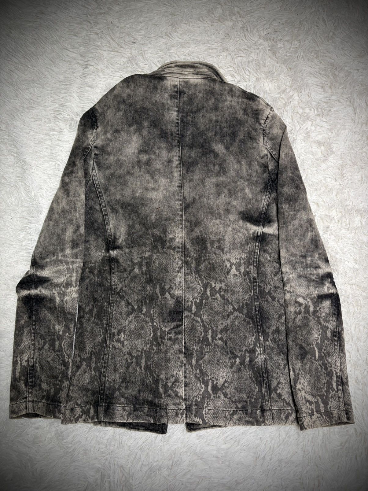 Tornado Mart Tornado Mart snake skin smoke blazer jacket Size US M / EU 48-50 / 2 - 7 Thumbnail