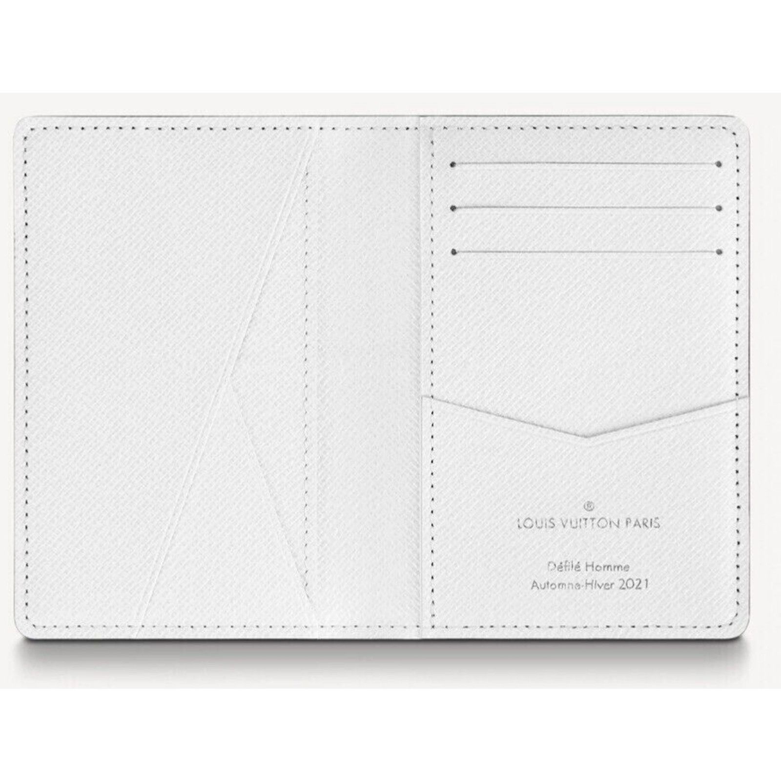 Louis Vuitton Louis Vuitton White Monogram Logo Pocket Organizer Wallet Size ONE SIZE - 9 Thumbnail