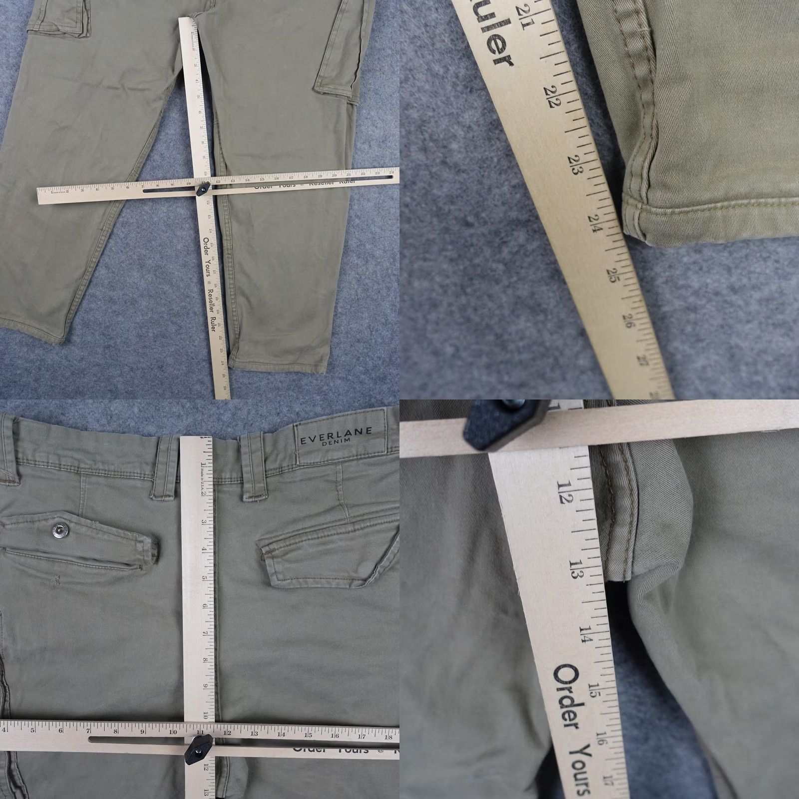 Everlane Everlane Cargo Pants Mens 34x24 Beige Utility Adjustable Waist Pockets Workwear Size US 34 / EU 50 - 9 Thumbnail