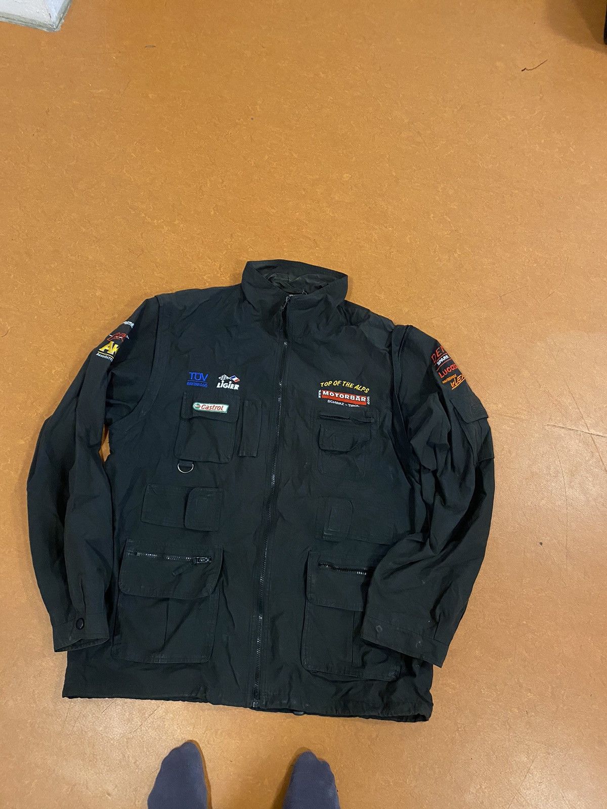 Vintage Nylon Racing Jacket 2in1 Jacket BMW F1 Motorsport streatwear Size US XL / EU 56 / 4 - 3 Thumbnail
