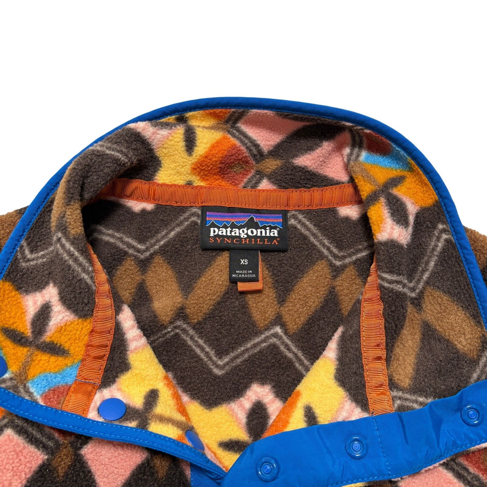 Patagonia Patagonia Synchilla Companions Big Anthos Pink Aztec Sweater Size XS / US 0-2 / IT 36-38 - 3 Thumbnail