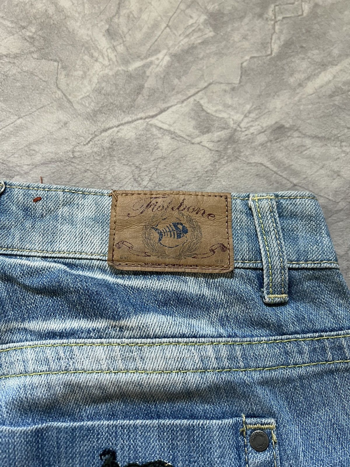Christian Audigier FISHBONE VINTAGE SHORTS Size US 32 / EU 48 - 4 Thumbnail