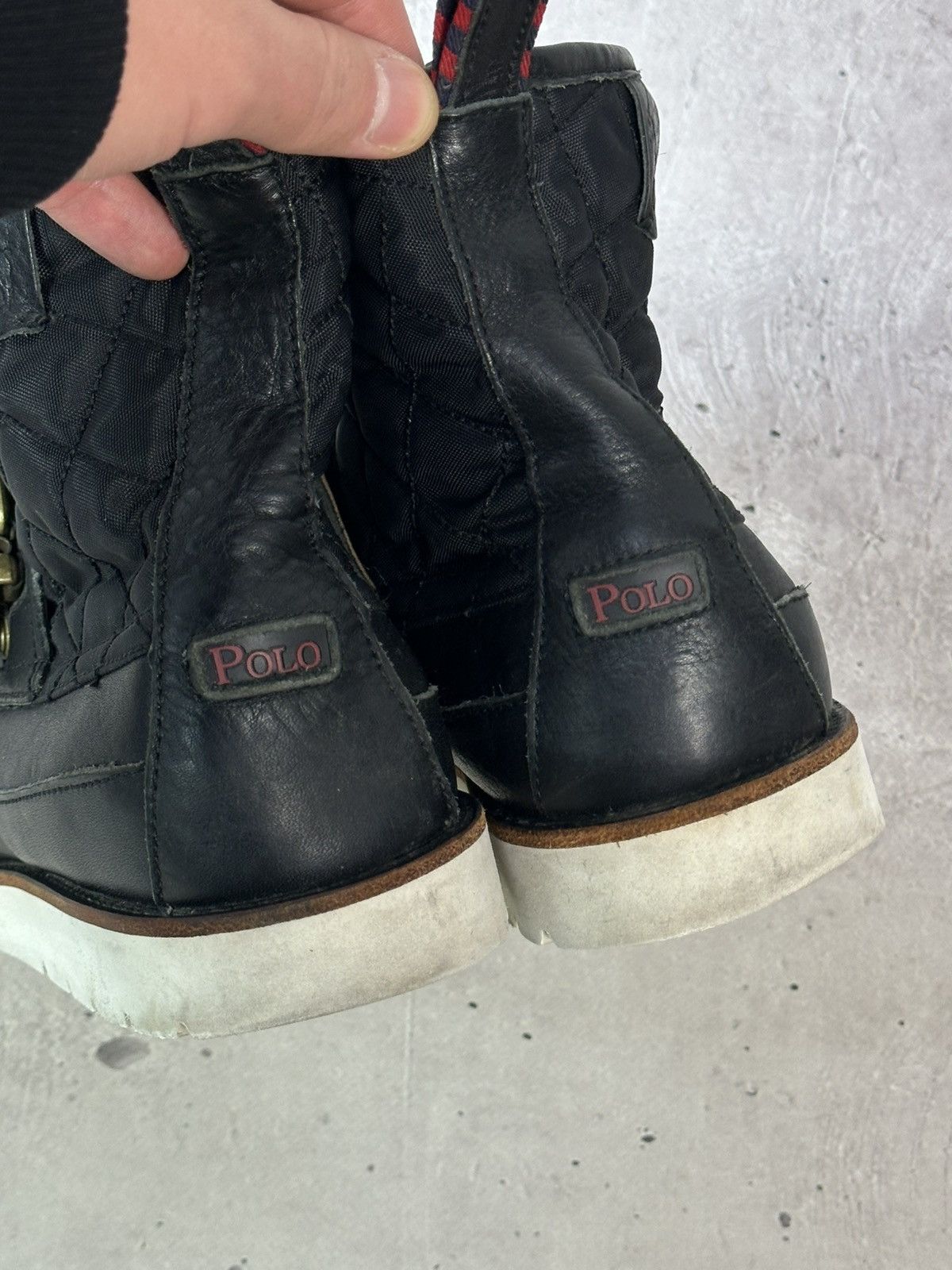 Ralph Lauren Vintage Polo Ralph Laurent Saddle Worth Buckle Leather Boots Size US 9 / EU 42 - 15 Thumbnail