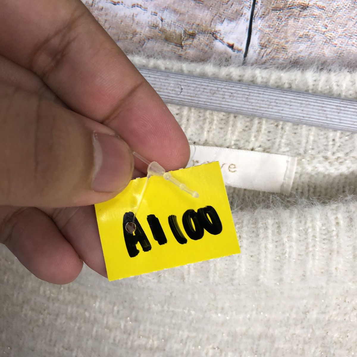 Homespun Knitwear × Japanese Brand Grove vintage White Knitwear #A1100 Size M / US 6-8 / IT 42-44 - 11 Thumbnail